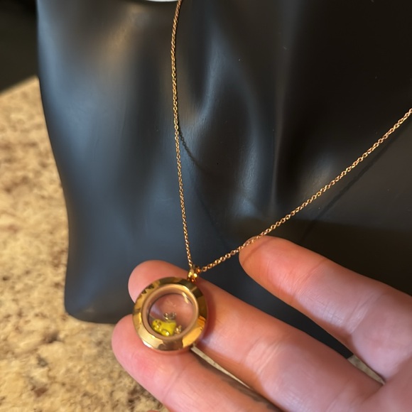 NWT Origami Owl Rose Gold Mini hinged magnetic locket w/ Rose Gold Chain - Picture 5 of 15